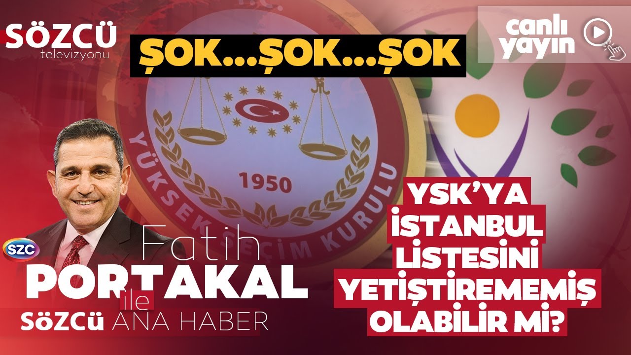 Fatih Portakal ile Sözcü Ana Haber 20 Şubat