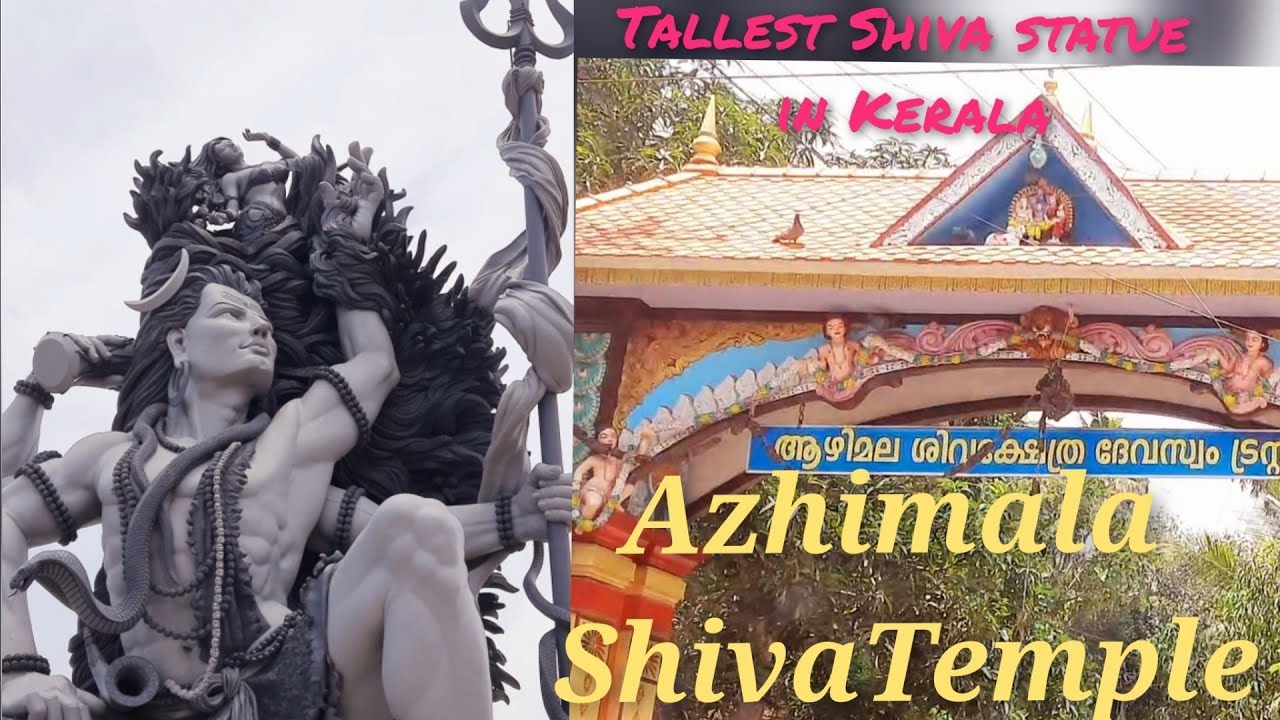 Azhimala Shiva temple | Tallest Shiva Statue| 58-ft-tall statue of Lord Shiva #shivshankar