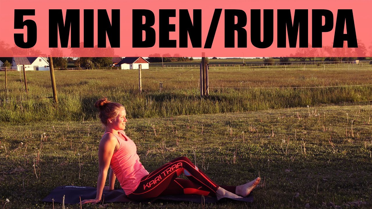 5 MINUTER BEN - forma låren, vaderna och få lite rumpa på köpet