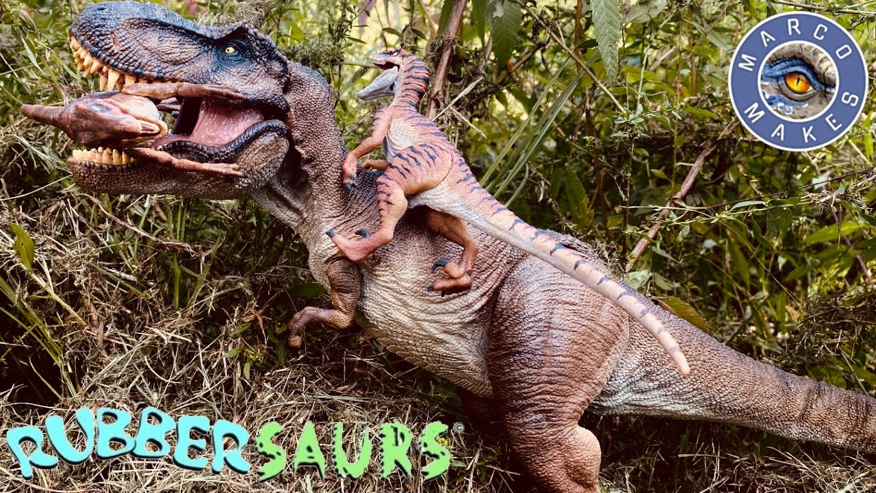 THE BEST JP T. REX FIGURE!!! | Marco Makes RubberSaurs Tyrannosaurus Rex Unboxing and Review!