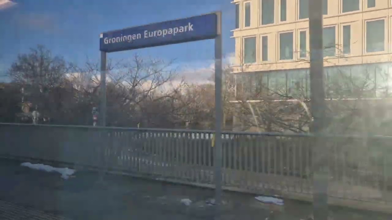 Snow! From Winschoten to Leeuwarden with Arriva GTW 10313 Alleta H. Jacobs.