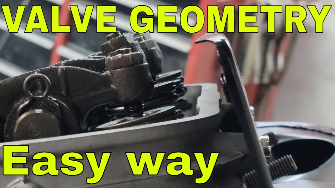 VW Flat 4 Valve geometry How to do it the backyard method without dial indicator
