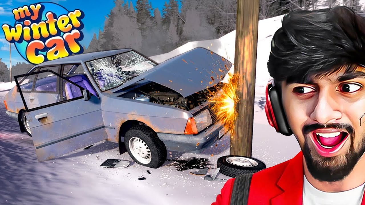 Most Brutal Car Survival Game Ever! - MY WINTER CAR ( Part-1)