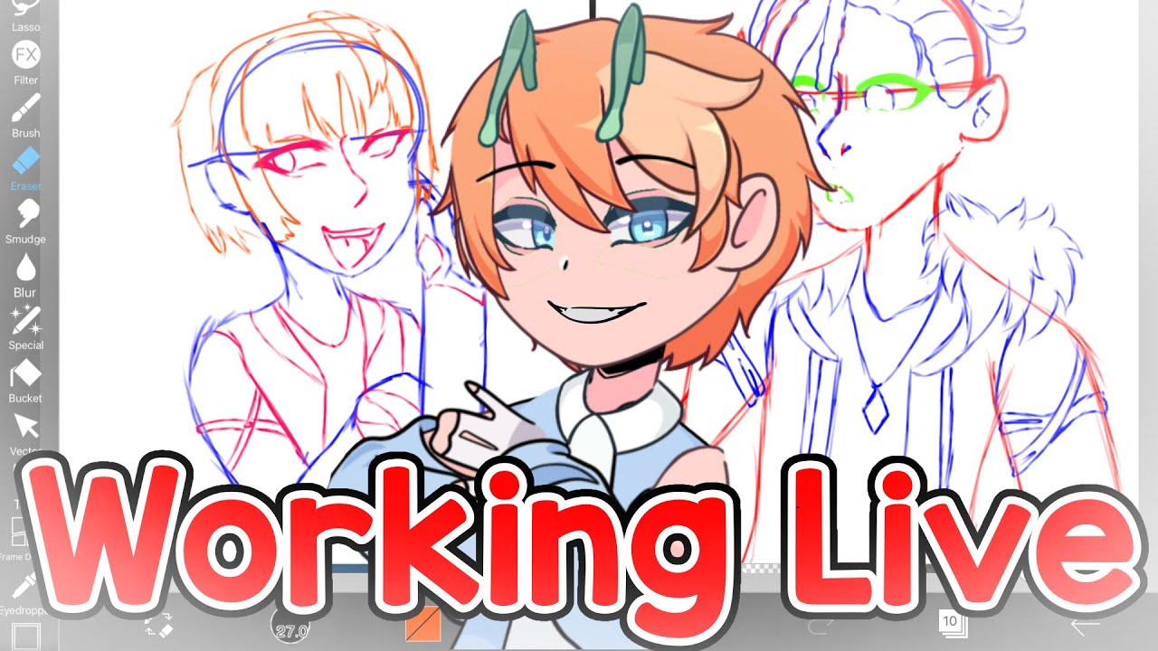 Working on a video live