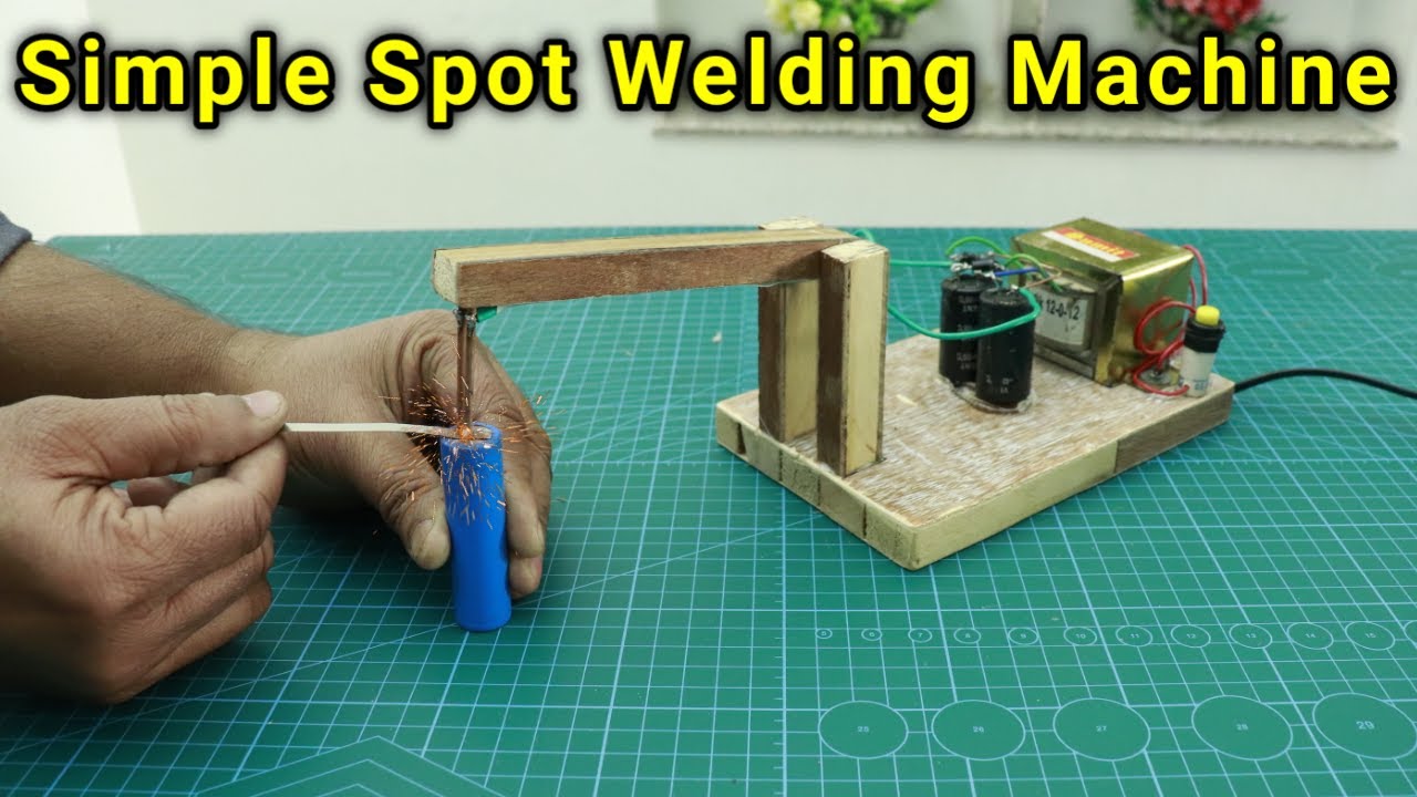 घर मे बनाई Simple Spot Welding Machine | Spot Welder | Low Cost