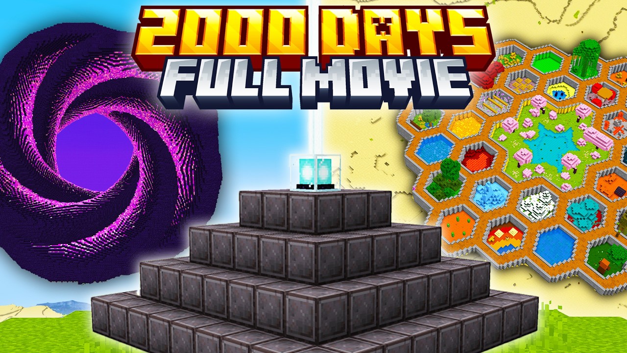 I Survived 2000 Days in Minecraft Hardcore [FULL MOVIE]