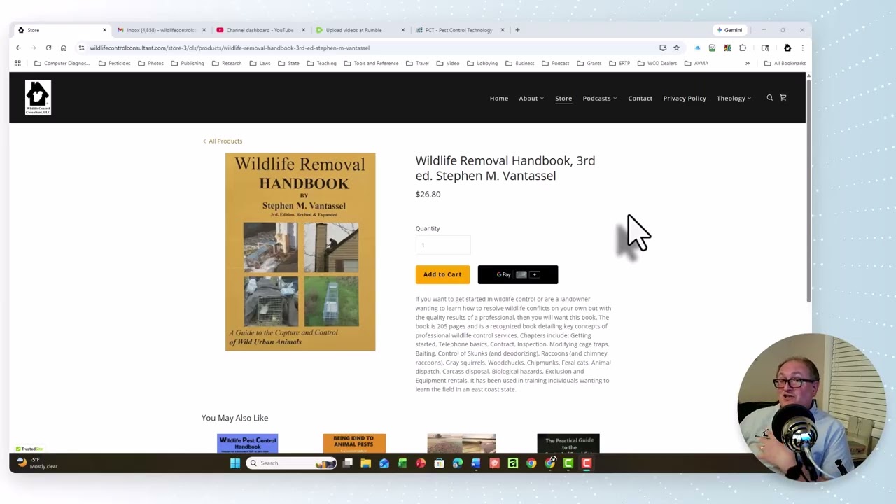 Review of the Vertebrate Pest Chapter in the 11th edition of the Mallis Handbook of Pest Control