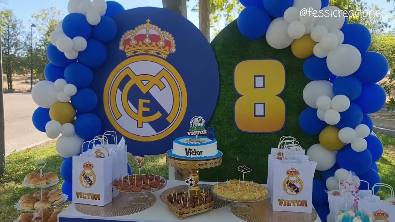 Real Madrid theme Birthday decoration #fessicreaciones