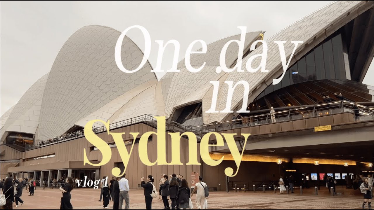 Vlog 1. Sydney: Opera House, museums and delicious ramen // Тихий влог. День в Сиднее: Опера и город