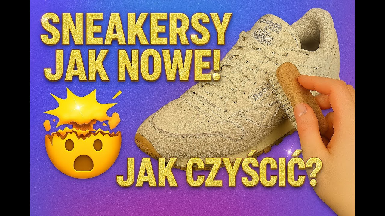 Sneakersy jak NOWE! Jak czyścić skórę zamsz nubuk czy mesh?