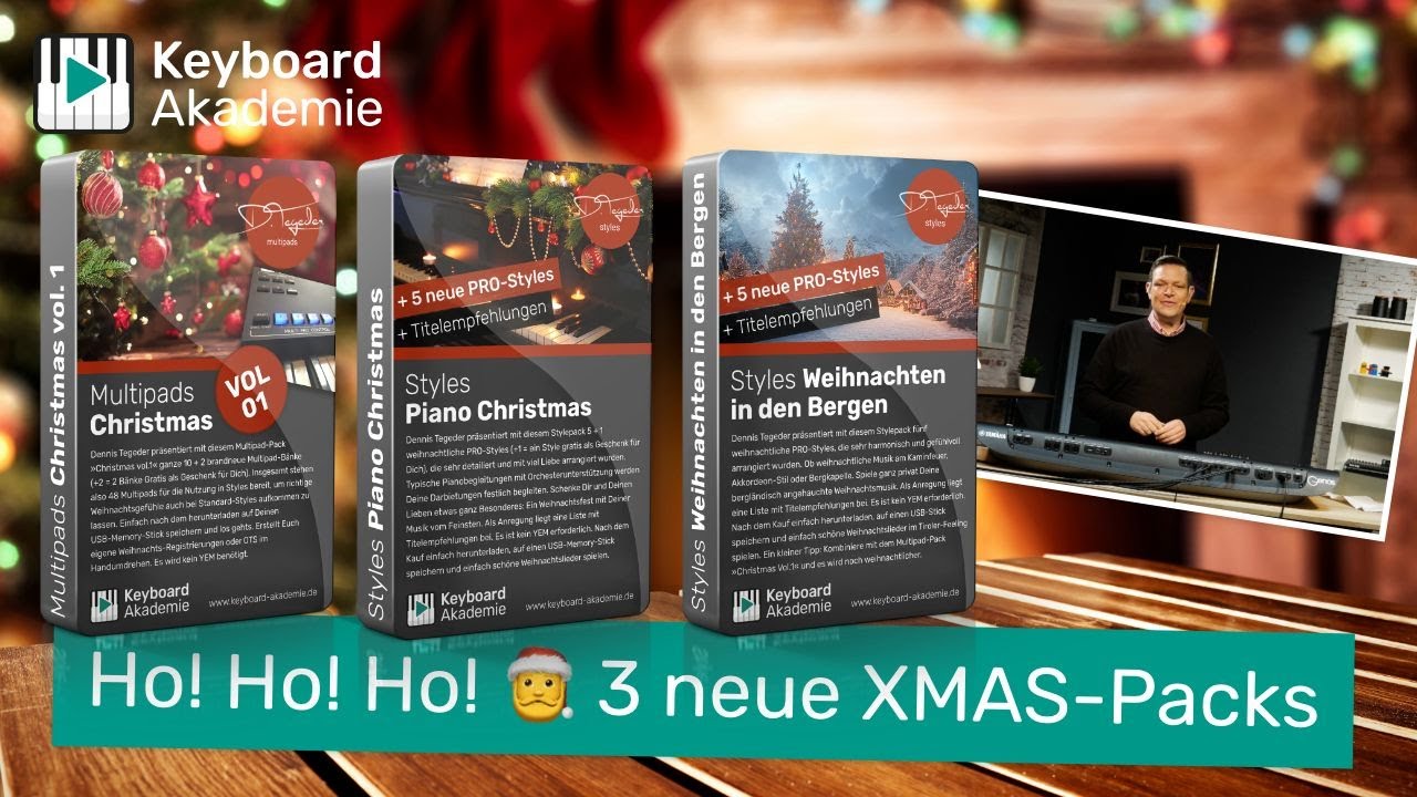 Ho! Ho! Ho! 🎅 3 neue XMAS-Packs: Piano Christmas, Weihnachten in den Bergen & Multipads Christmas!