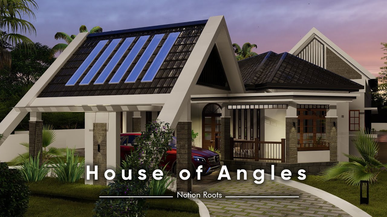 Traditional + Contemporary House | Luxury Homes | House with angles | Notion Roots Studio