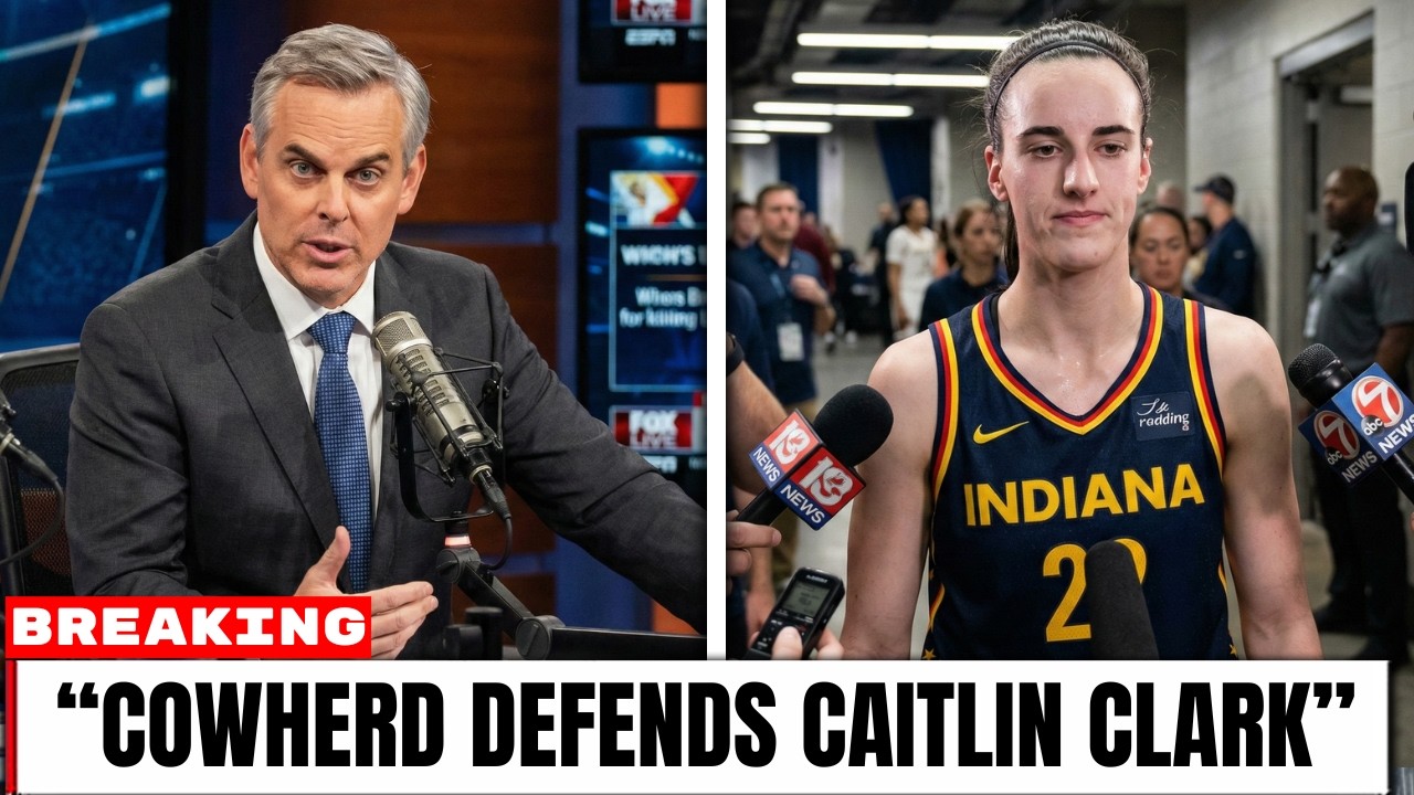 BREAKING Colin Cowherd DEFENDS Caitlin Clark, Fires Back at Kelsey Plum