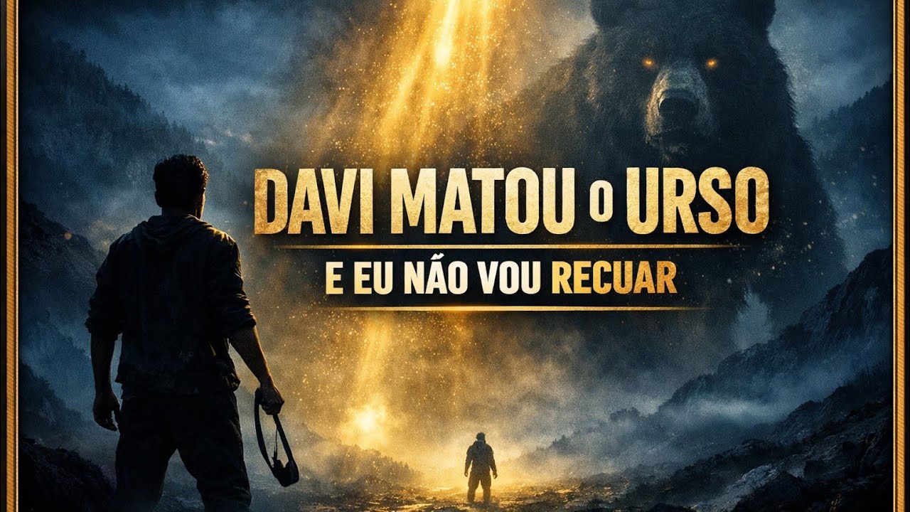 DAVI MATOU URSO, UM TEMA MUITO FORTE, POIS DEUS SEMPRE ESTAVA COM DAVI.