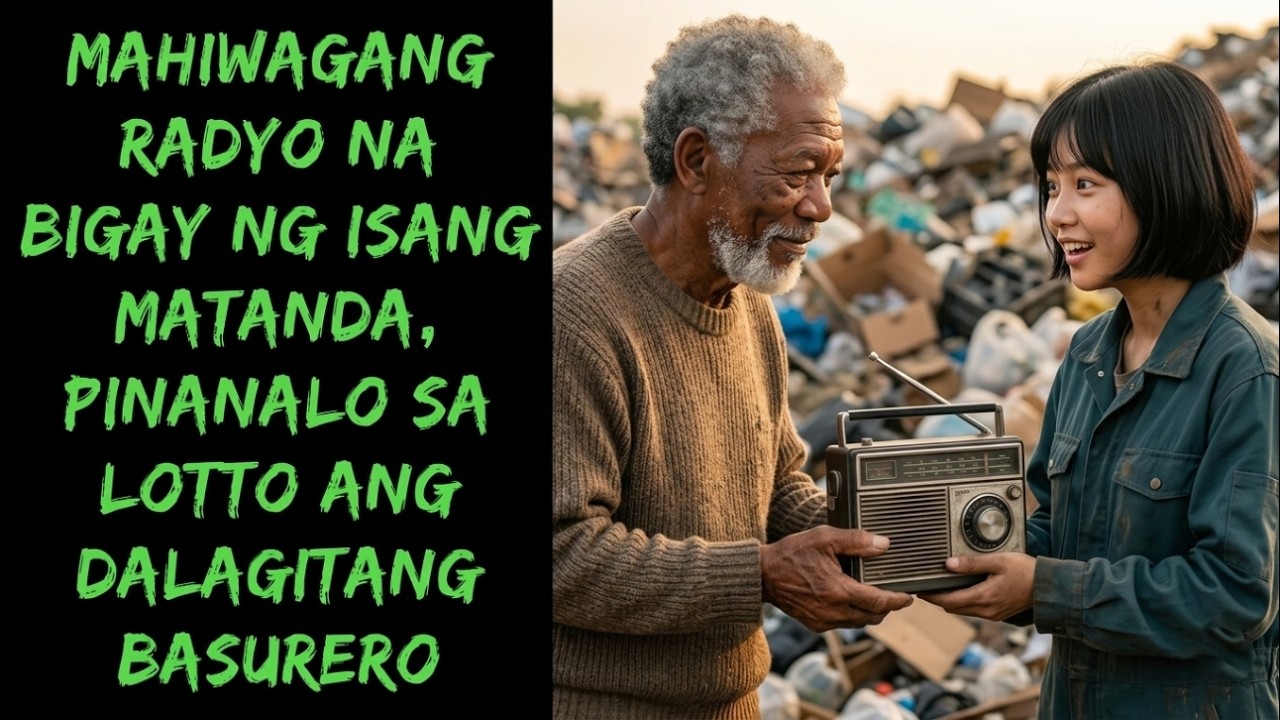 MAHIWAGANG RADYO NA BIGAY NG ISANG MATANDA, PINANALO SA LOTTO ANG DALAGITANG BASURERO