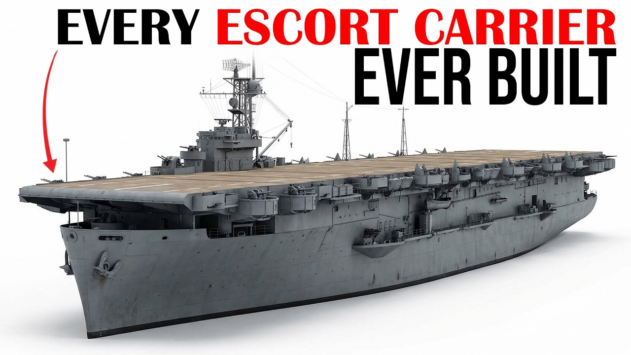 Every Escort Carrier Class of WWII Ever Built