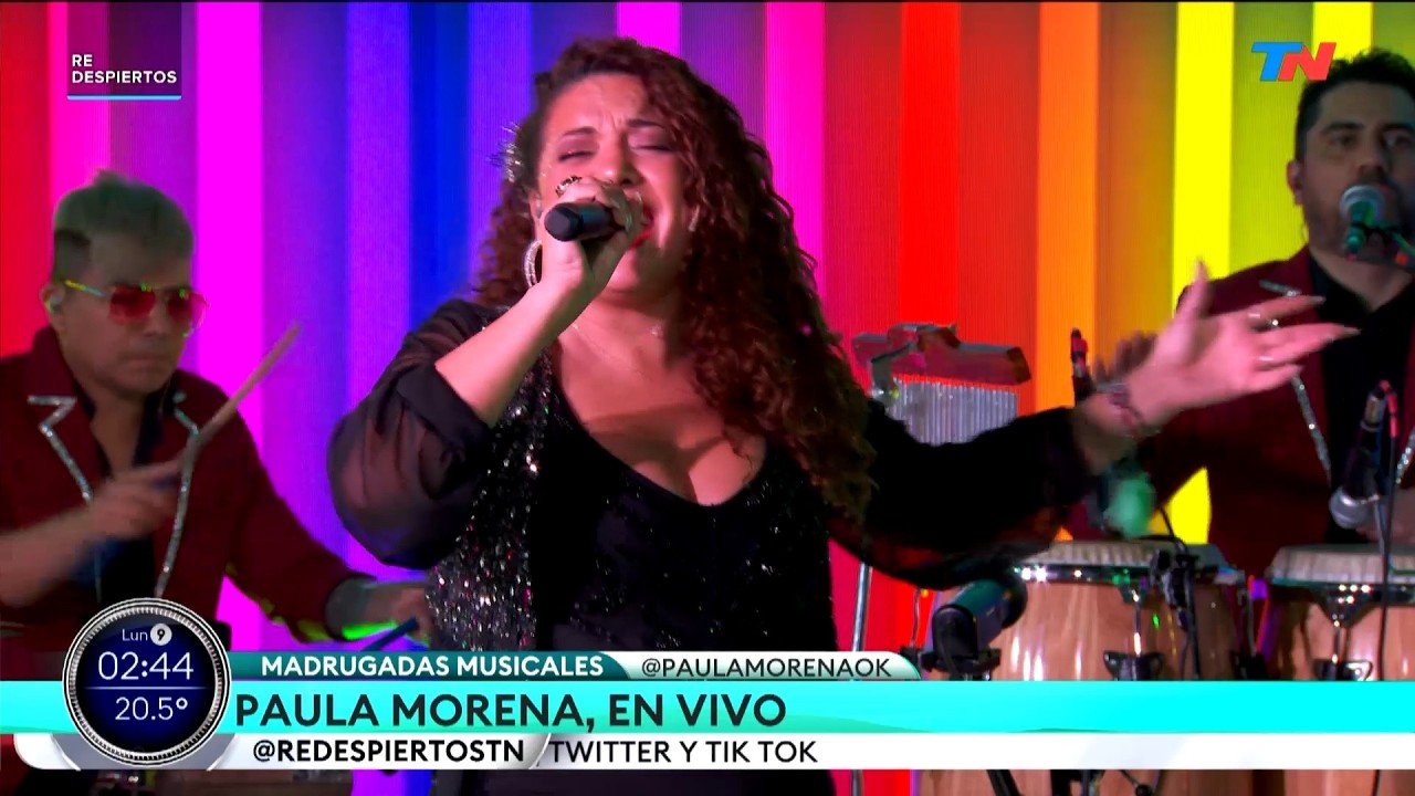 PAULA MORENA Show en vivo en Re Despiertos (TN)