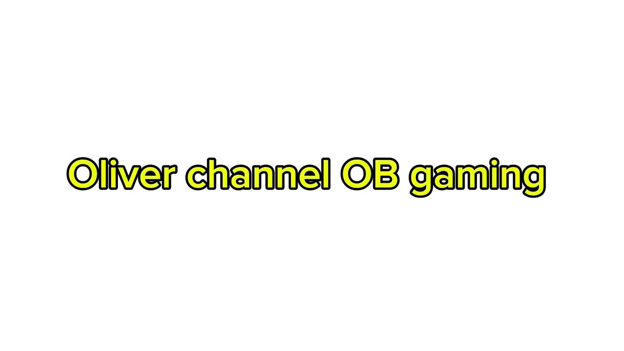 Oliver channel @OB gaming Arthur channel @Pizzacollie1