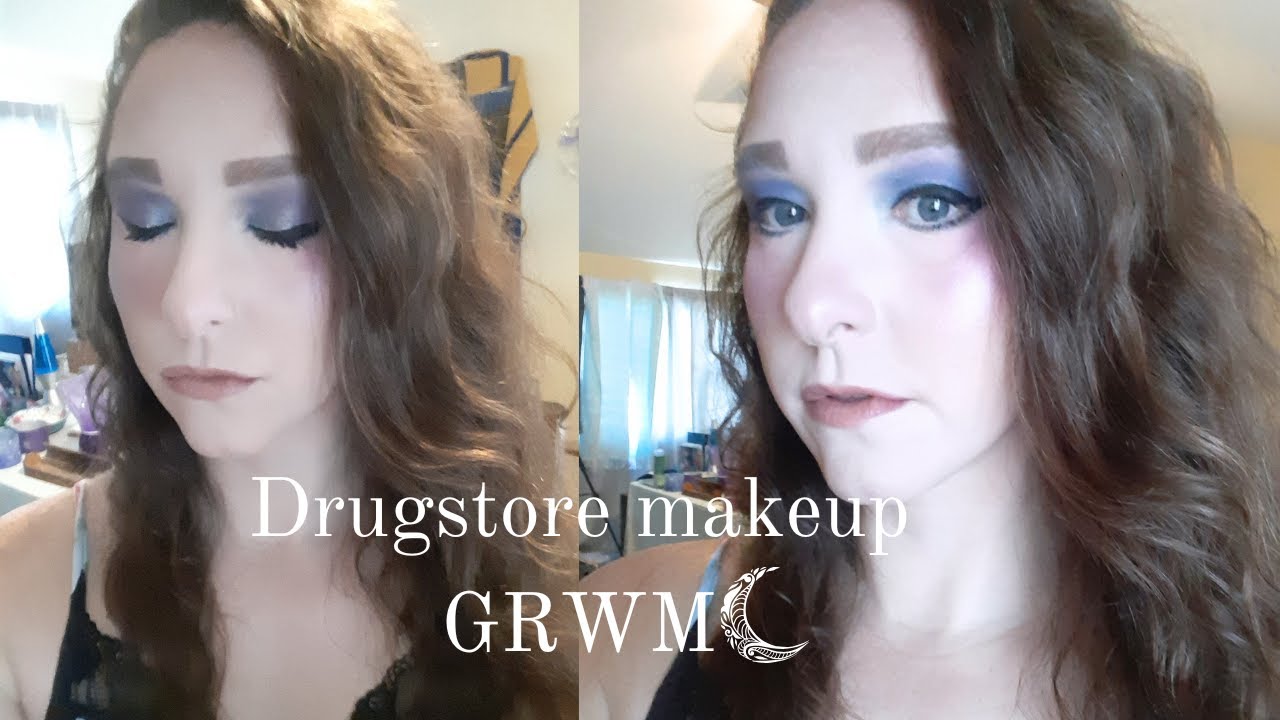dreamy purple glam using drugstore makeup 💜