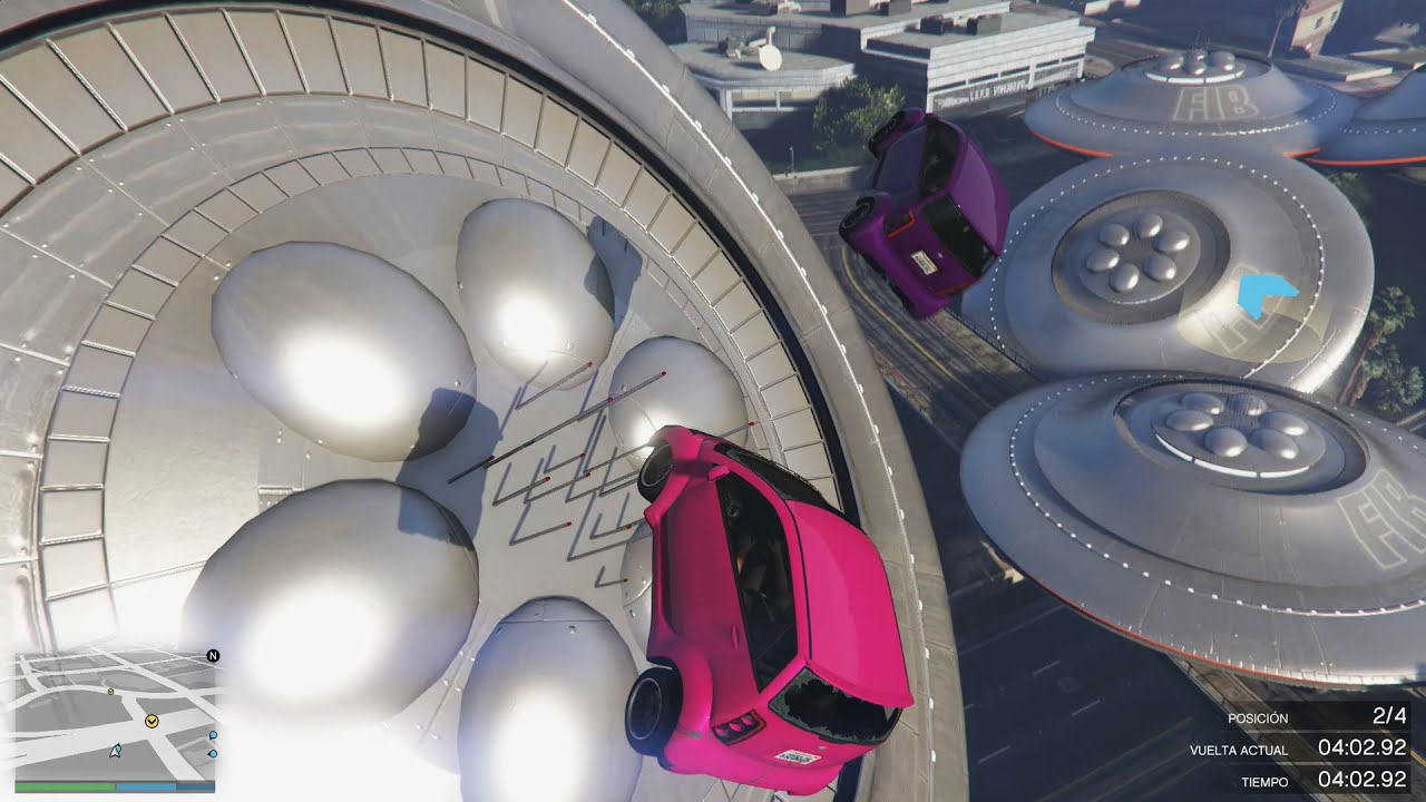 LOS OVNIS LOCOS!! VAYA RISA! XD - CARRERA GTA 5 ONLINE