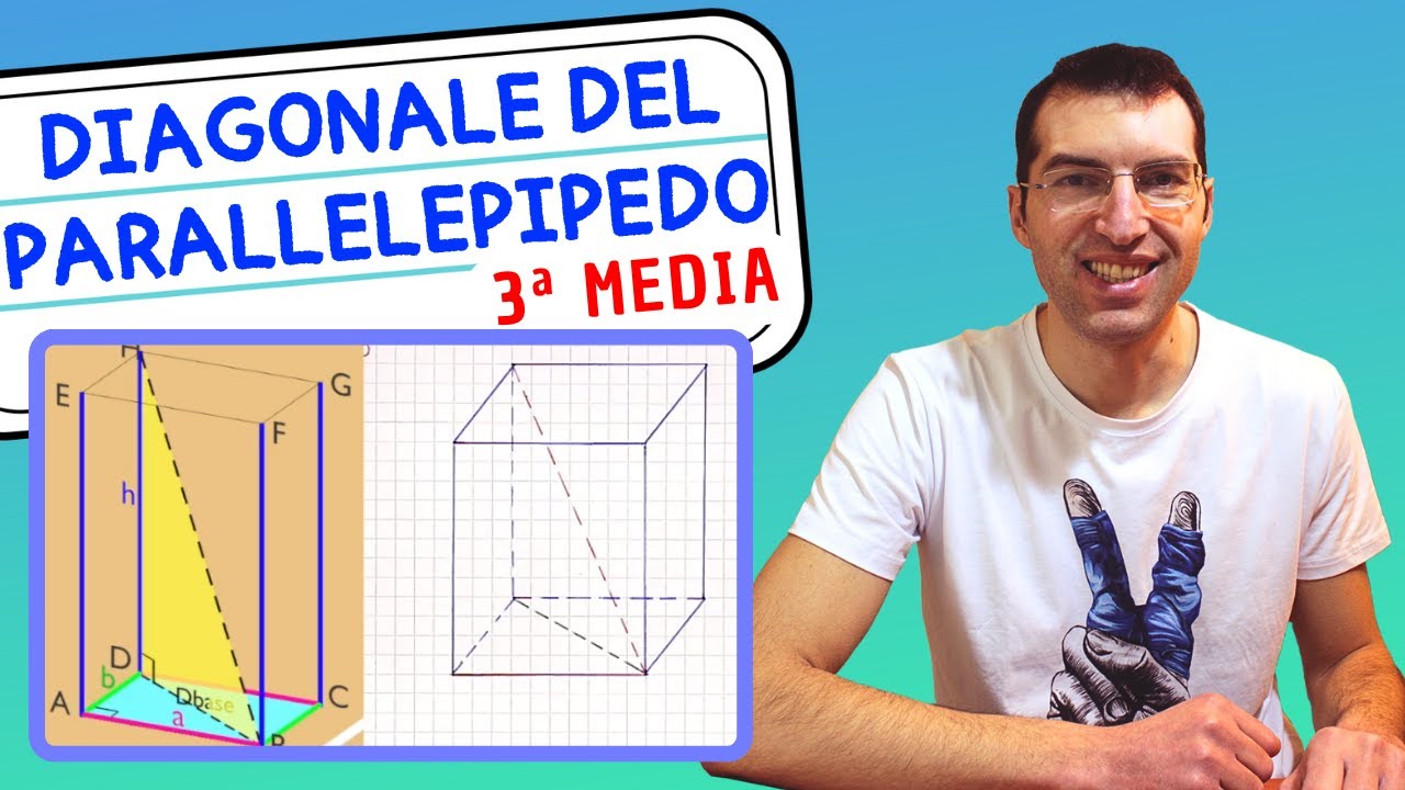 La DIAGONALE del Parallelepipedo spiegata in 3D 🎮🤩 - 3ª Media [Tutorial per genitori]
