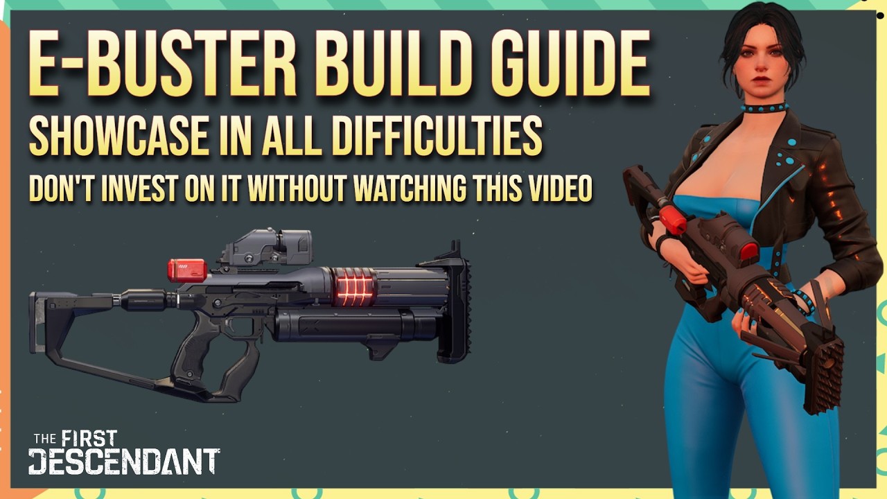 Ines Exclusive Weapon E-Buster Build - The First Descendant