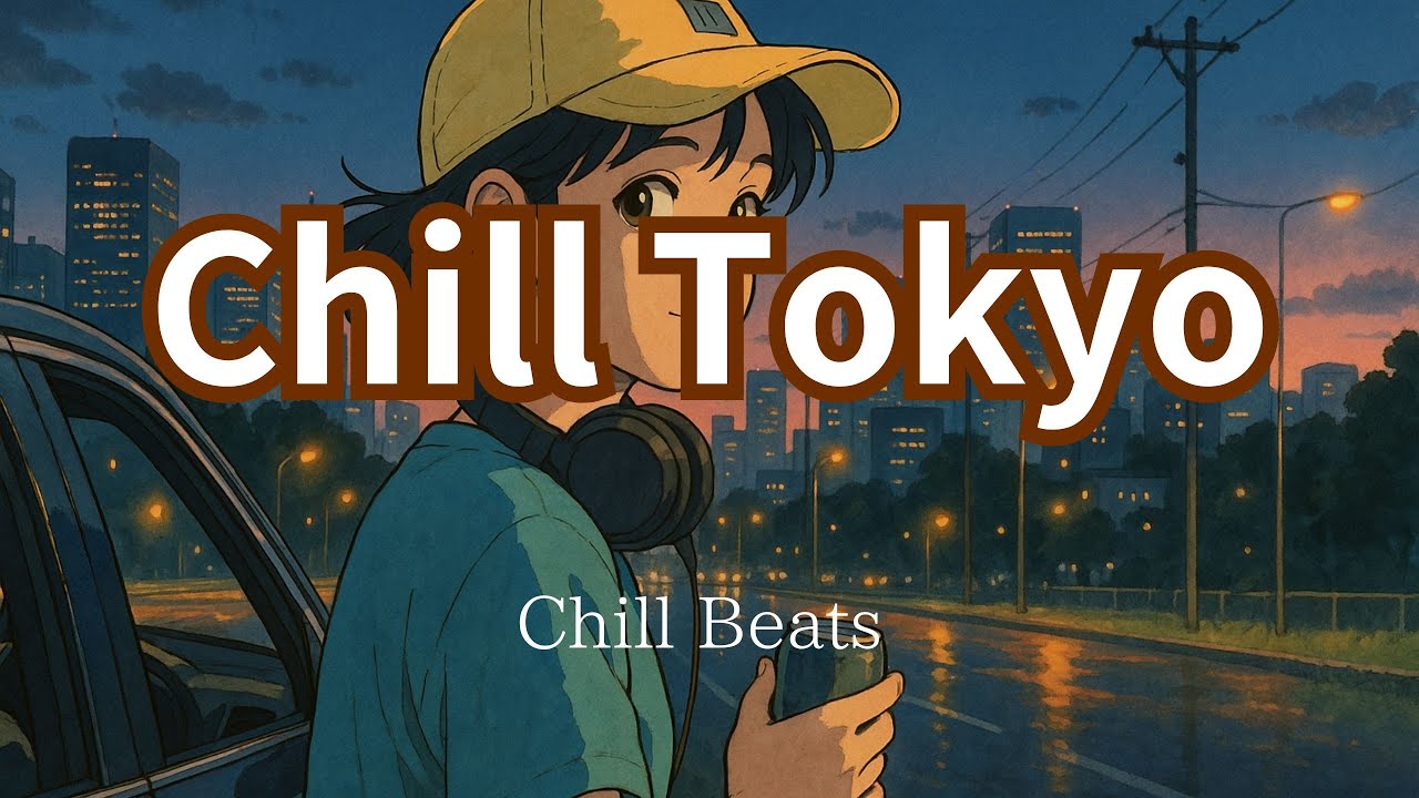 Tokyo Sunset Lo-fi –drive; Nostalgic 90s Chill Beats for Relaxation & Study