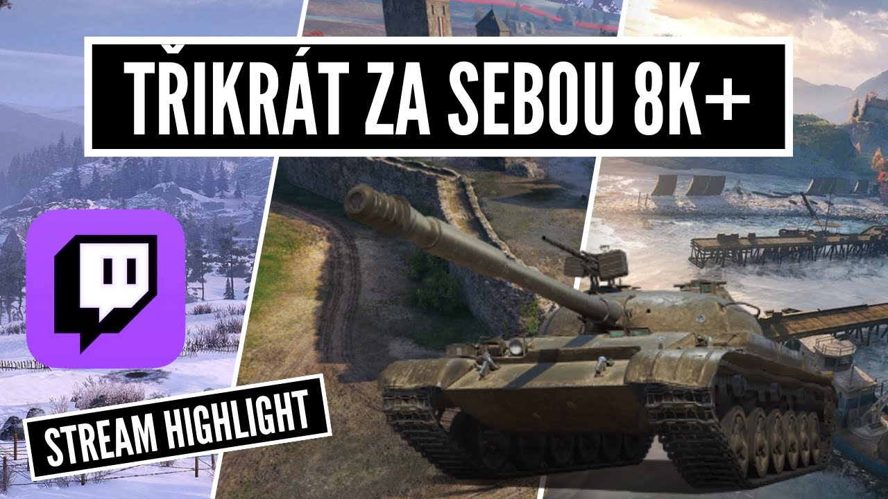 Třikrát za sebou přes 8 tisíc damage - Objekt 140 stream highlight