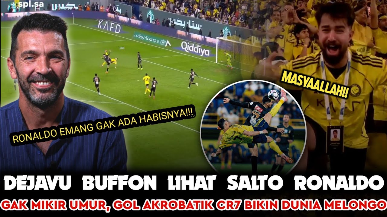 BUFFON : RONALDO PEMAIN TERGILA SEPANJANG SEJARAH‼️ITU MUSTAHIL DI LAKUKAN PEMAIN LAIN "SALTO CR7"