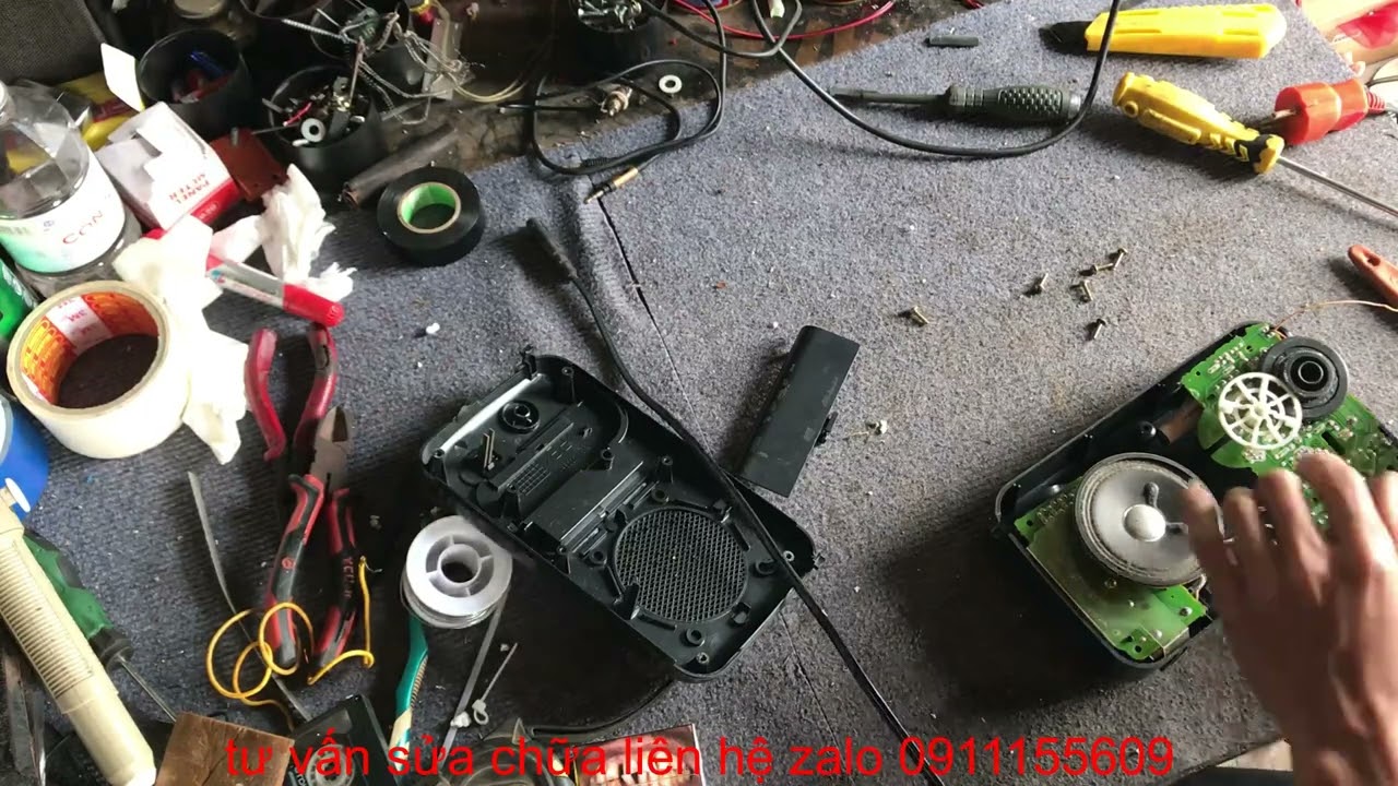 nâng cấp nguồn từ 100v lên 220v chi radio cầm tay.kết hợp sửa bếp hồng ngoại.từ QUẢNG NINH