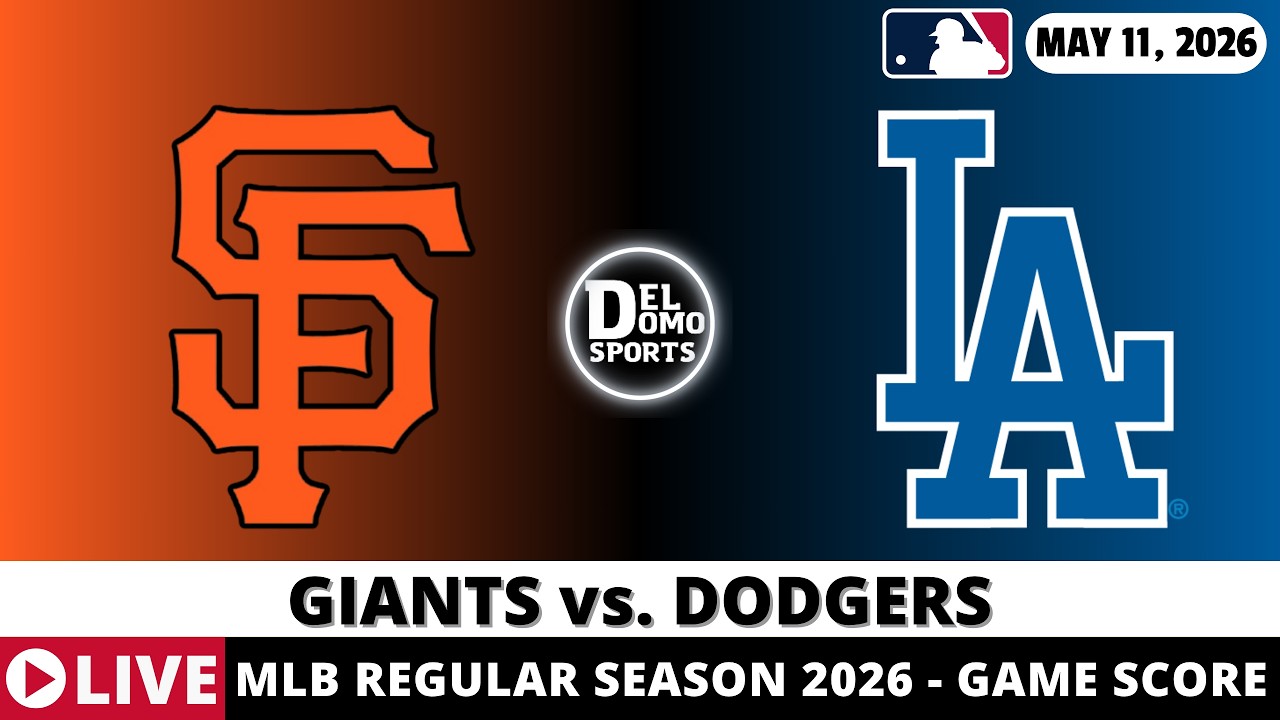 SAN FRANCISCO GIANTS VS LOS ANGELES DODGERS ⚾️ MLB Game Score Radio Play-by-Play