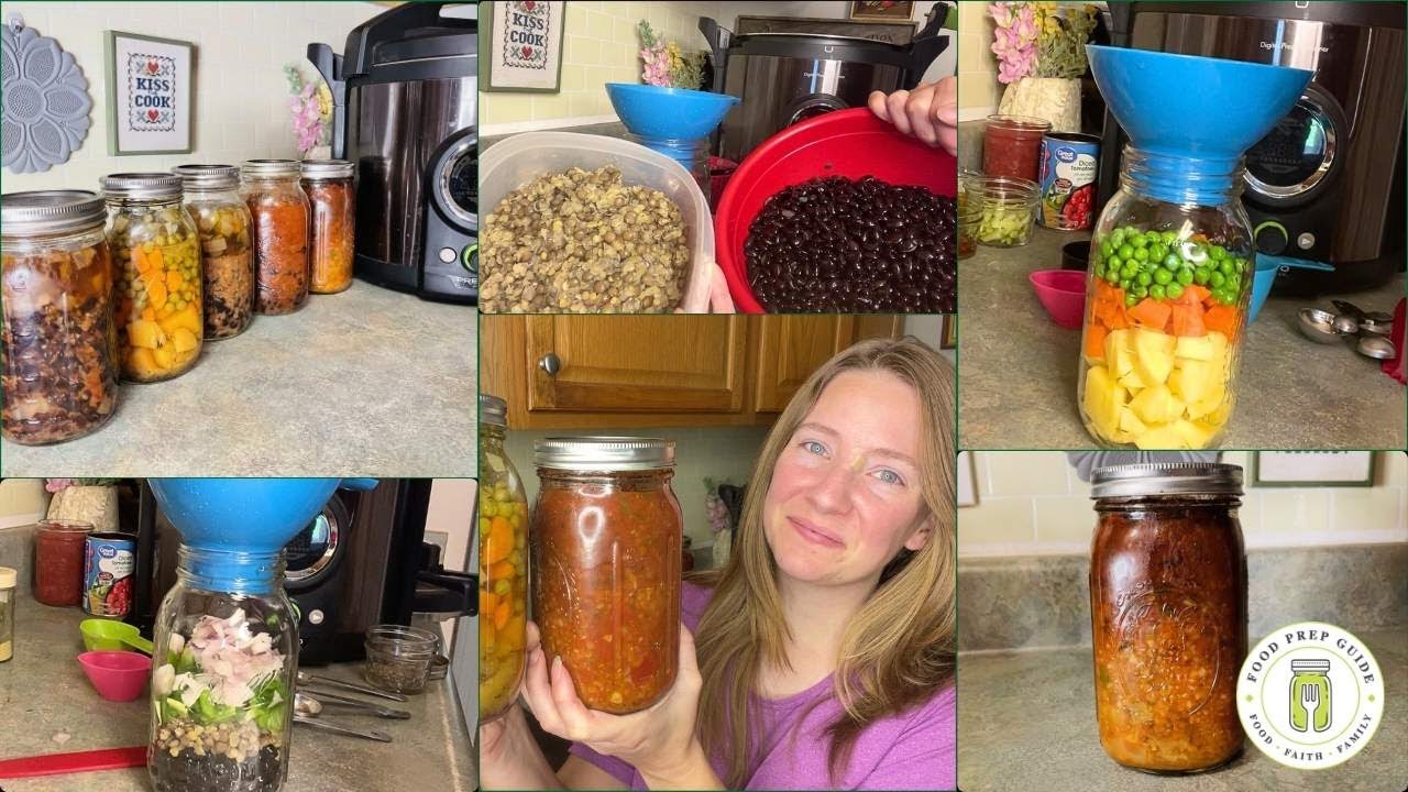 5 экономичных блюд из фасоли и чечевицы в банках | Рецепты вегетарианского консервирования