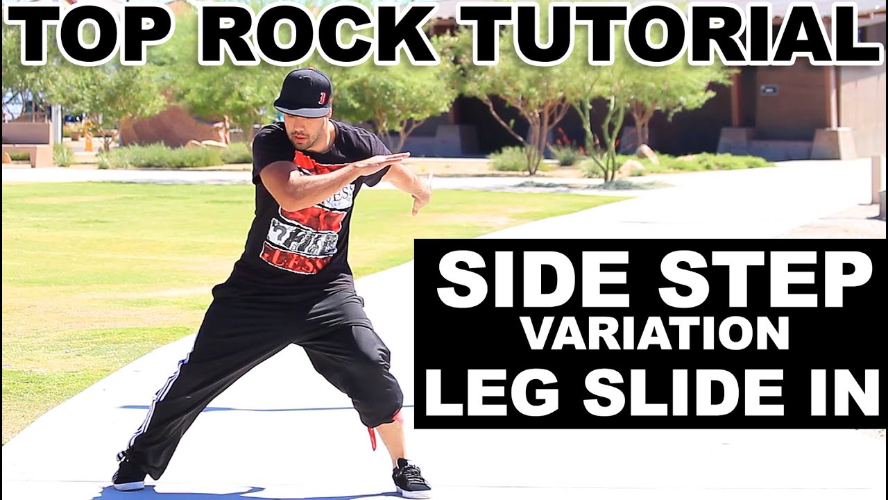 How to BreakDance | Top Rock 101 | Side Step Variation | Leg Slide