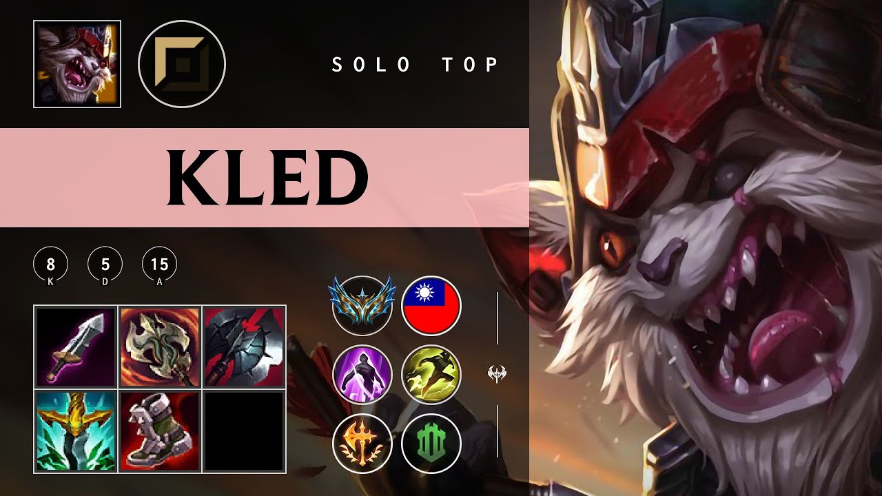 Kled Top vs Gragas - TW Challenger Patch 25.24