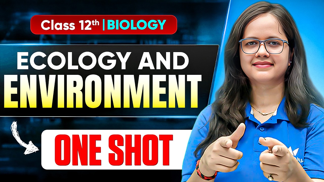 Class 12th Biology | Ecology and Environment One Shot Revision | UP Board Exam 2026 | Shivani Mam