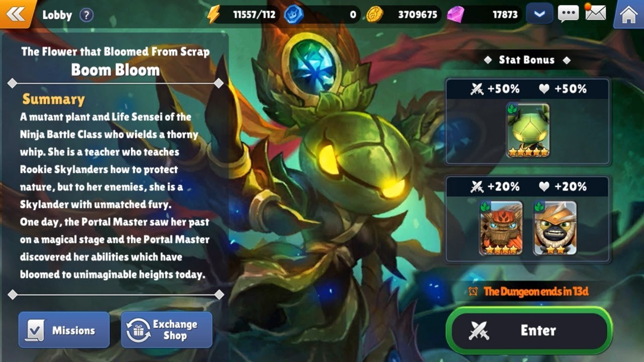 Skylanders: Ring of Heroes - Full Boom Bloom Episode Dungeon