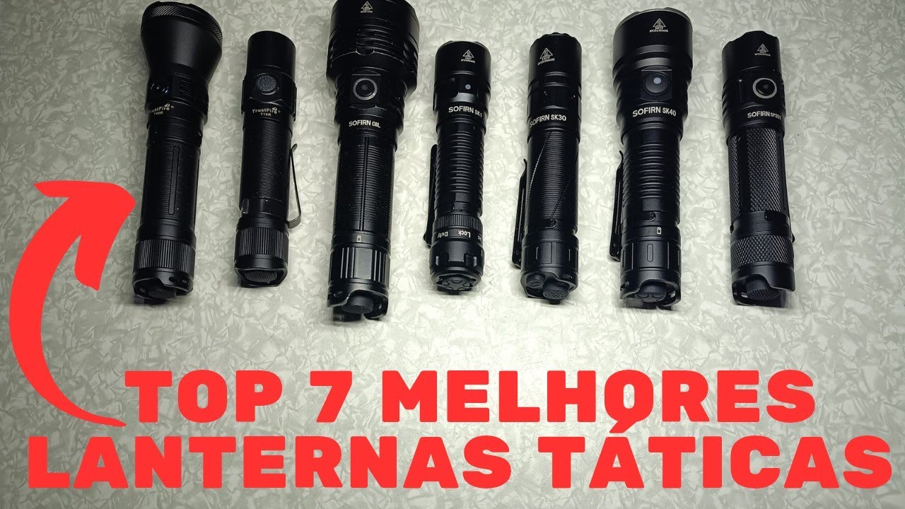 🔴 Top 7 Melhores Lanternas Táticas Custo Benefício em 2025 Melhores Lanternas Táticas do Aliexpress