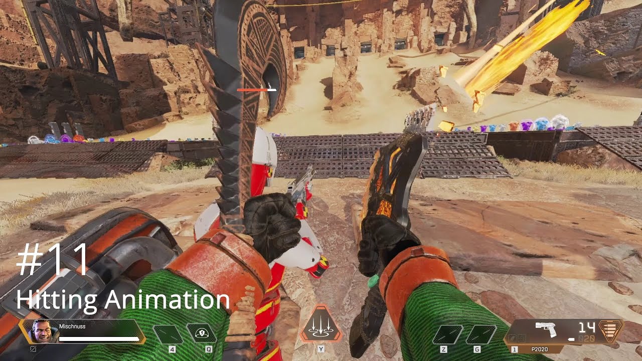 Completely all animations || Gibraltar Heirloom | War Club