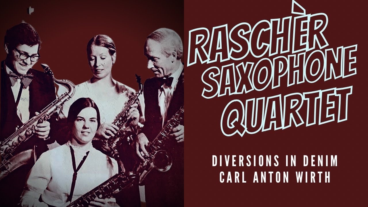The Raschèr Quartet performs Carl Anton Wirth’s Diversions in Denim. Introduced by Sigurd Raschèr.