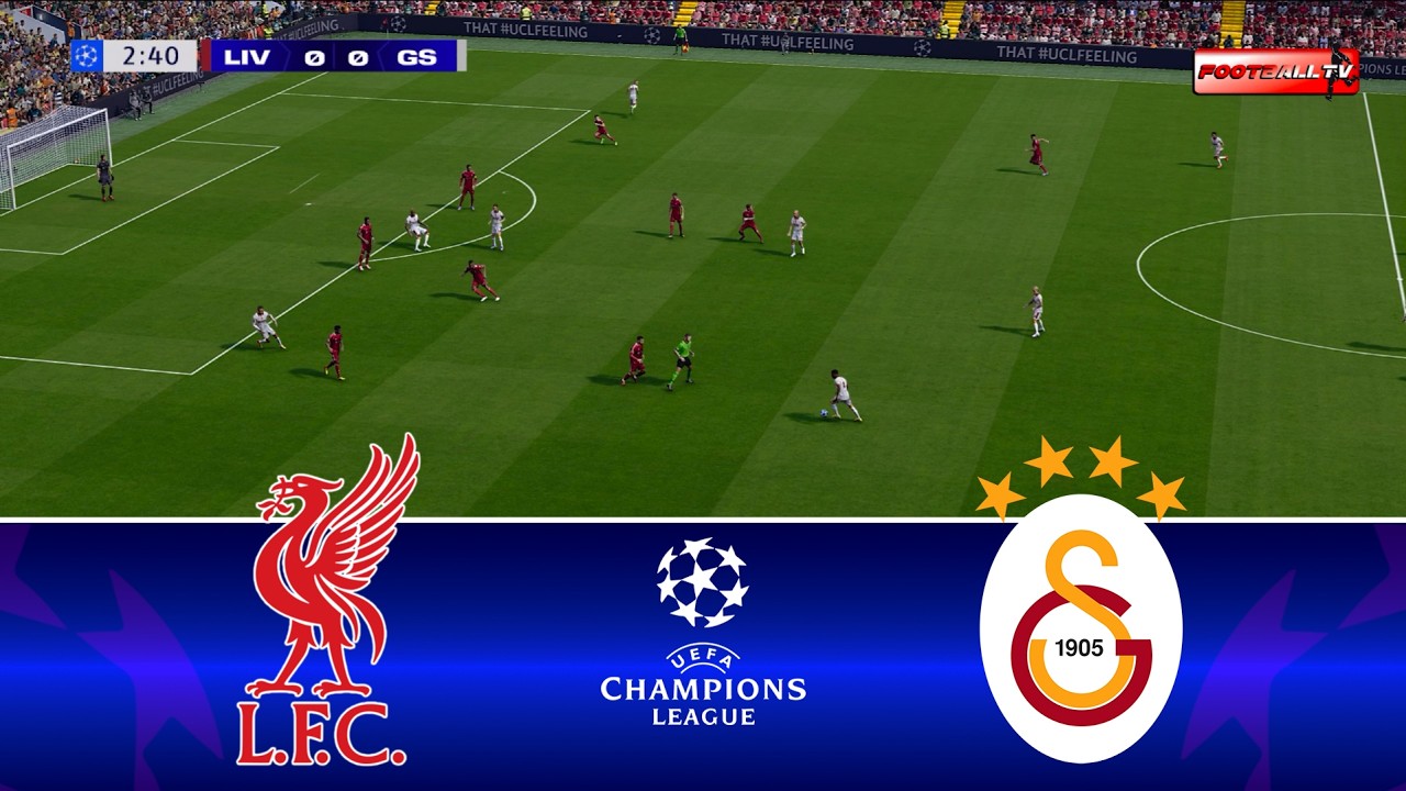 🔴LIVE : Liverpool vs Galatasaray - UEFA Champions League 2026 | Pes 21 Gameplay Simulation