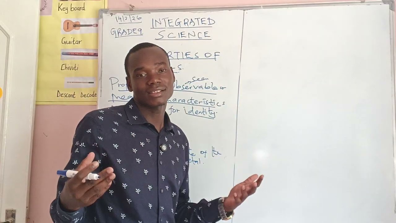 PROPERTIES OF METALS - (LESSON  5 JSS GRADE 9 INTEGRATED SCIENCE TOPIC 1 ELEMENTS)