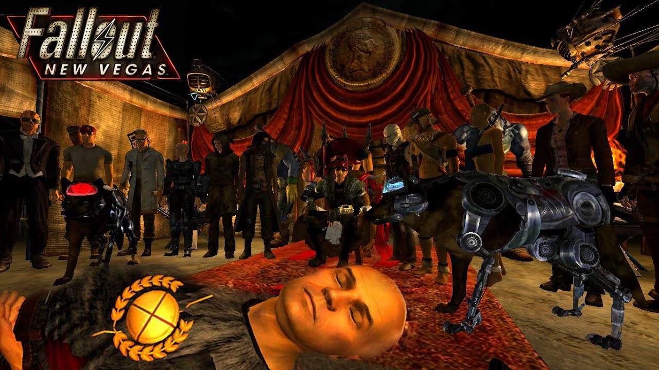 Fallout: New Vegas — Убийство Цезаря со всеми последователями и их реакциями