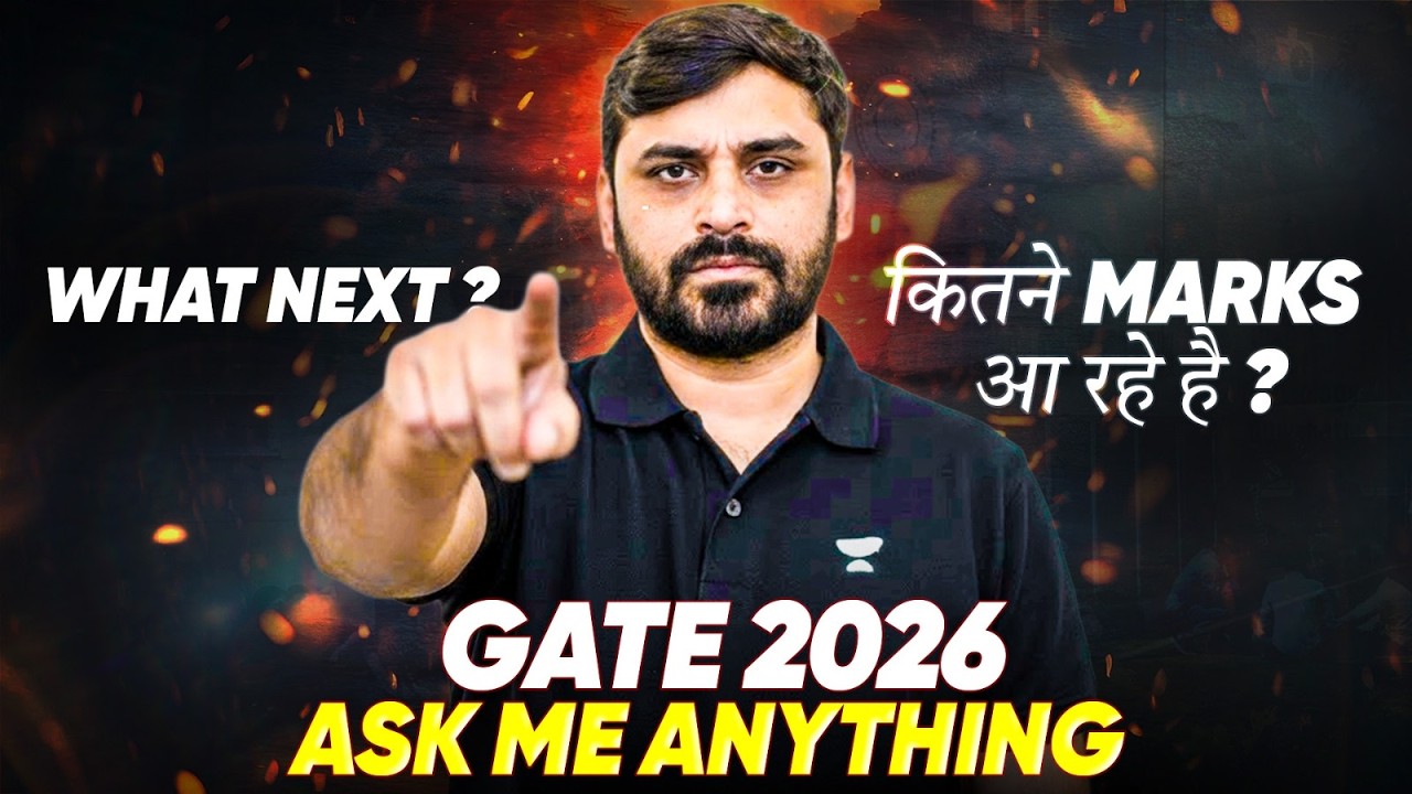 GATE 2026 Ask Me Anything with Ankit Doyla Sir 🔥 | कितने Marks आ रहे हैं? | What Next Strategy