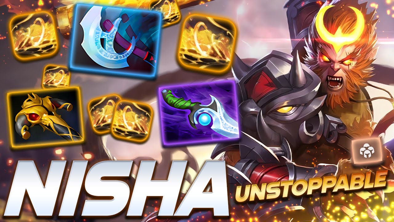 Nisha Monkey King Unstoppable - Dota 2 Pro Gameplay [Watch & Learn]