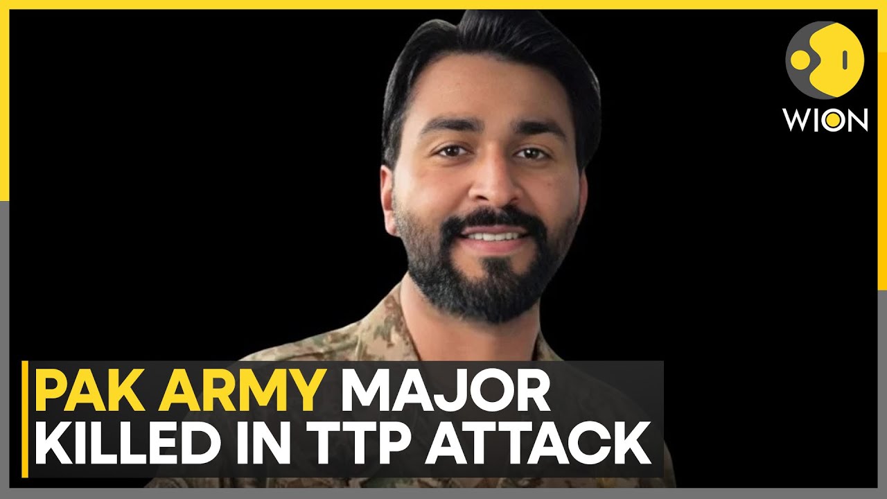 Pakistan Army  Major Moiz Abbas Shah Killed In TTP Attack | WION