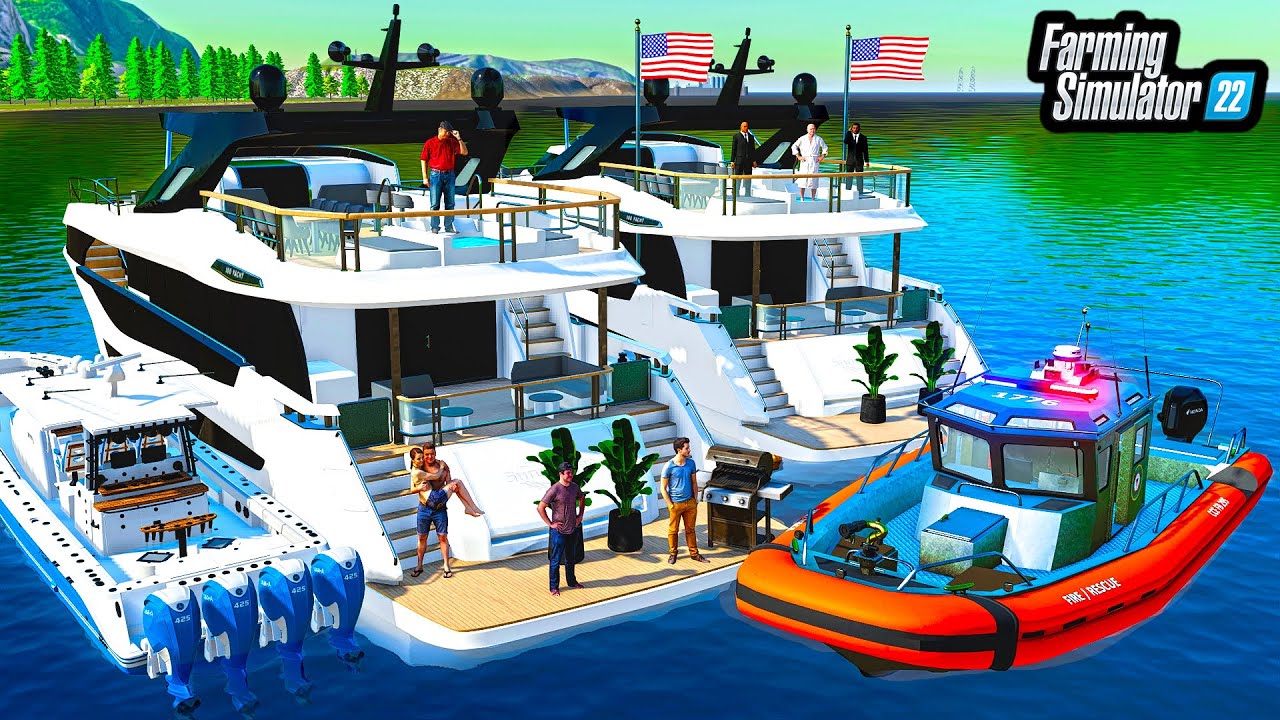 YACHT PARTY SHUT-DOWN! (POLICE BOAT PATROL) | FS22