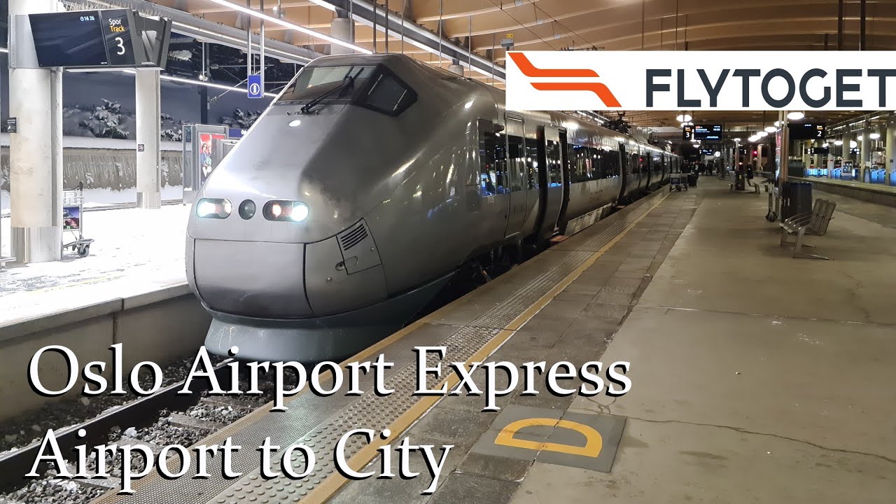 FlyToGet | The BEST way from Oslo Airport to the City? - TRIP REPORT