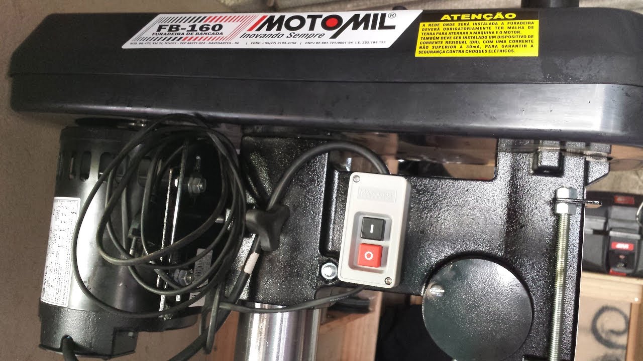 Furadeira de bancada Motomil -FBM-160M