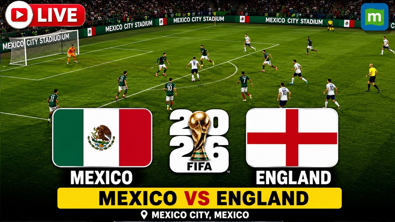 🔴 Mexico vs England LIVE Match: England Face Mexico in Quarter-final | FIFA World Cup 2026 | N18G