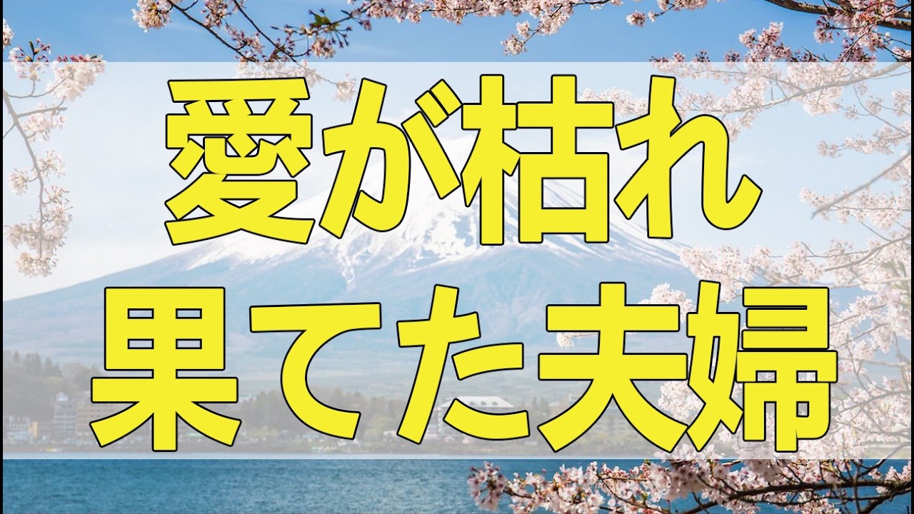 テレフォン人生相談 夜の営み拒否・子供なし。愛が枯れ果てた夫婦の末路！離婚を決意させる「虚無感」の正体。